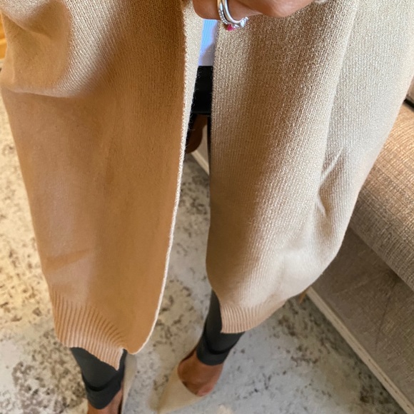 Last🤍Soft Wrap cardi sweater in Caramel - Picture 11 of 14